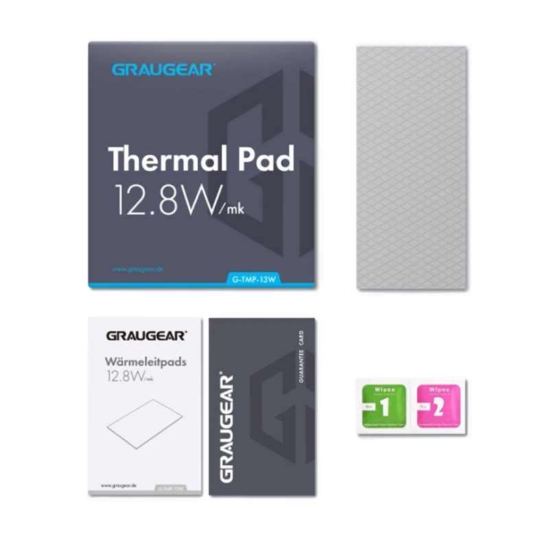 Graugear Wärmeleitpad für CPU oder Arbeitsspeicher, 100 x 45 x 1 mm