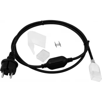 EUROLITE LED Neon Flex 230V schlank Kabel mit Stecker Modell 50499815 — flexibler LED-Neonstreifen, 230V Netzanschluss