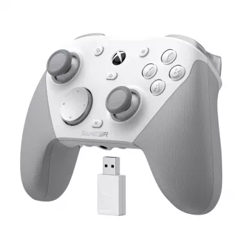 GameSir Gaming-Controller G7 PRO Mech White – kabelgebundene/kabellose Unterstützung, ergonomisches Layout