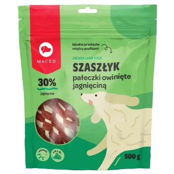 MACED Schinkenspieß für Lamm – Hundesnack – 500 g