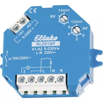 Eltako Nachlaufschalter Unterputz, Installation 230 V NLZ61NP-UC (NLZ61NP-UC)