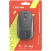 Canyon MW-22 2in1 RGB kabellose Maus - Grau - Bluetooth/RF - 1.600 dpi - wiederaufladbar