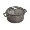 Staub 40509-312-0 Kochtopf 5,25 L rund Graphit, Grau