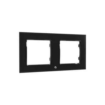 Shelly WF2 Schwarz Smart Switch Screwless Design Kompatibilität Shelly Wandschalter