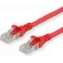 Roline - Patchkabel - RJ-45 (M) zu RJ-45 (M) - 2 m - SFTP, PiMF - CAT 6 - halogenfrei, vergossen, Litze - Rot