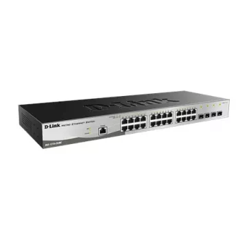 D-Link DGS-1210-28/ME/E Netzwerk-Switch Managed L2+ Gigabit Ethernet (10/100/1000) 1U Schwarz, Grau