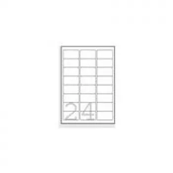 Avery Zweckform Avery Heavy Duty Laseretiketten - Polyester - 63,5 x 33,9 mm 480 Etikett(en) (20 Blatt x 24)