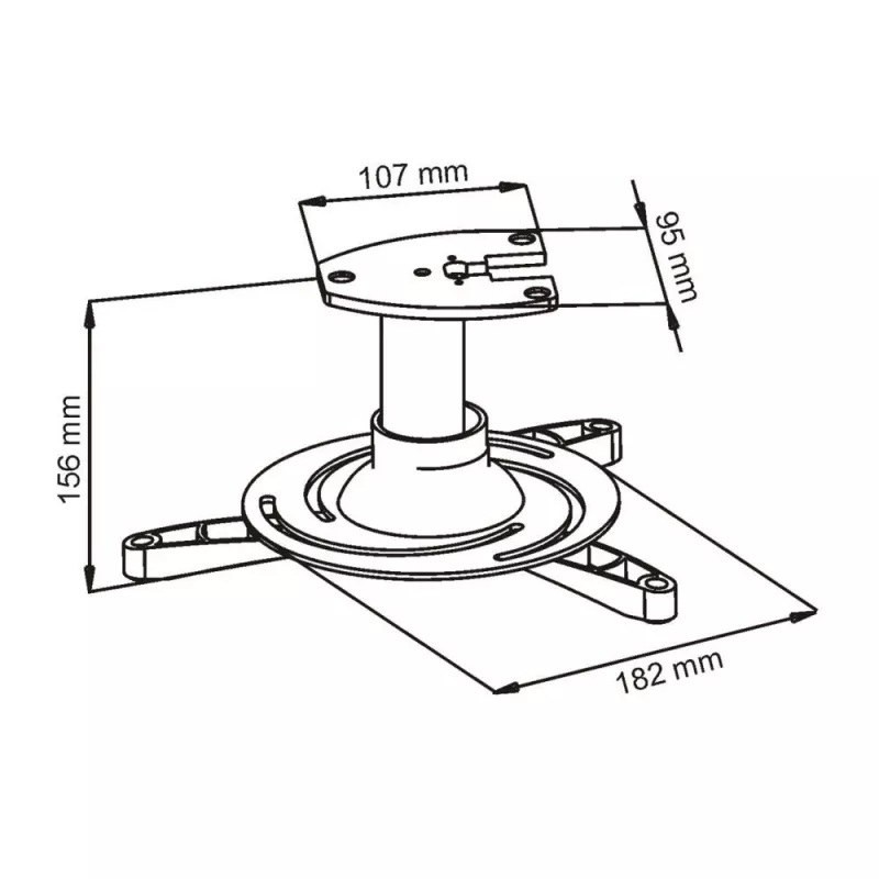 Deckenhalterung ART P-101