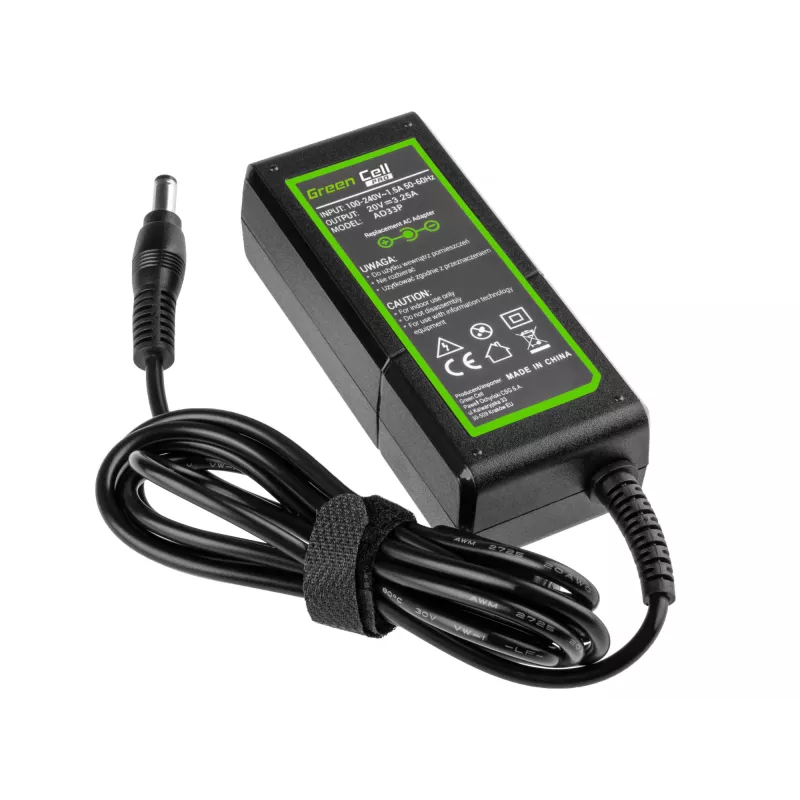 Green Cell AD33P Netzteil/Wandler Indoor 65 W Schwarz