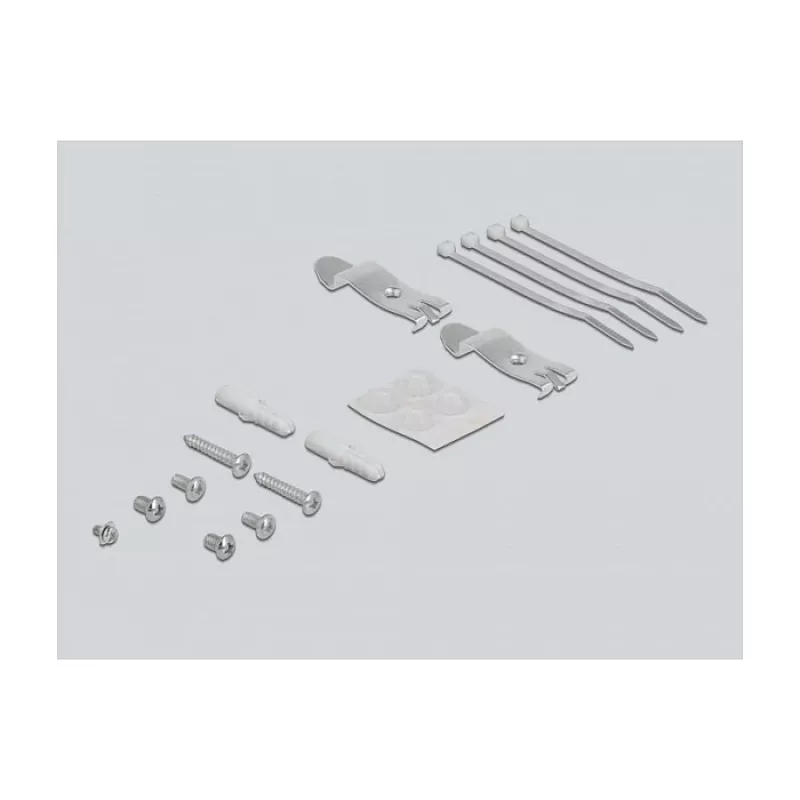 Patch Panel DeLOCK Keystone 4 Port Schwarz