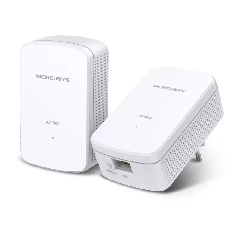 Mercusys | AV1000 Gigabit Powerline Starter-Kit | MP500 KIT | 1000 Mbit/s | Ethernet LAN (RJ-45) Anschlüsse 1