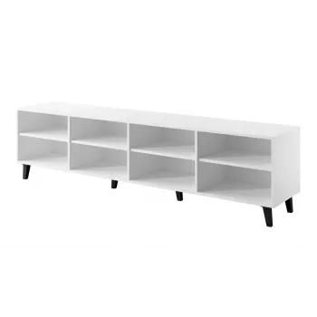 TV-Schrank cama meble ASTI 200×42×52 cm weiß matt