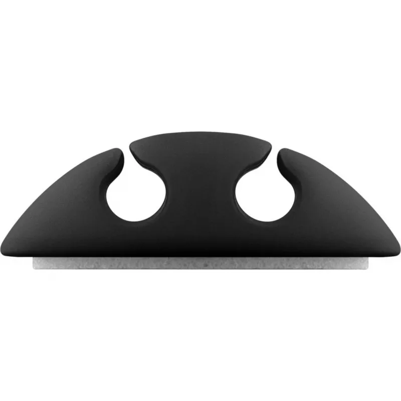 Kabelclip Goobay 70683 Schreibtisch Wand Schwarz 5 Stück