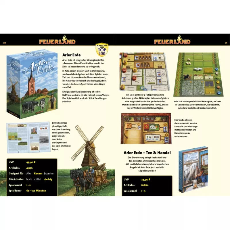 Arler Erde, Brettspiel