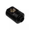 Adapterstück EK Water Blocks Messing Schwarz 28 mm Höhe 2,3 cm Durchmesser