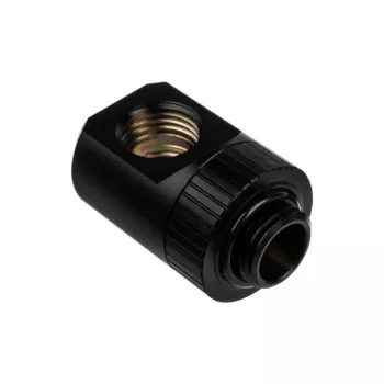 Adapterstück EK Water Blocks Messing Schwarz 28 mm Höhe 2,3 cm Durchmesser