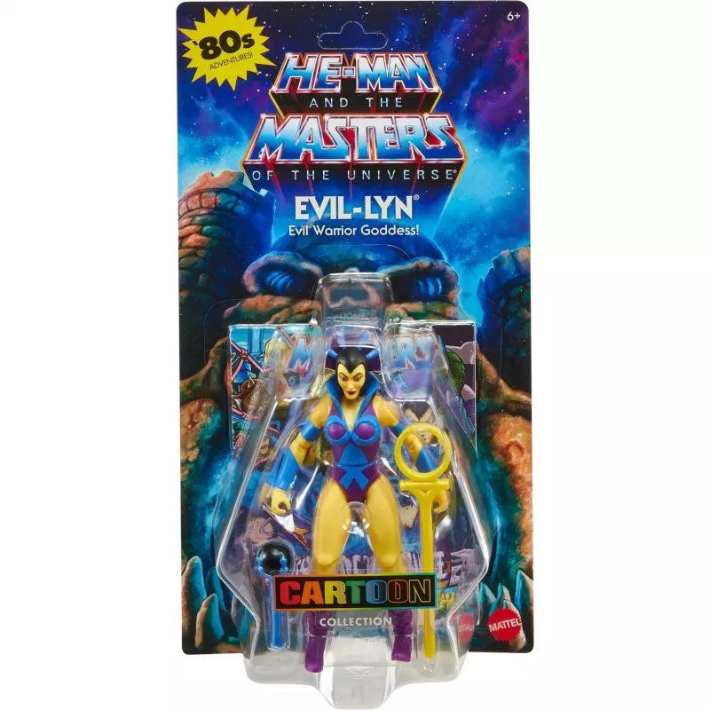 Bewegliche Spielfigur MATTEL Masters of the Universe Origins Evil-Lyn - Sammler-Actionfigur, bewegliche Gelenke