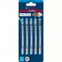 Bosch 2 608 900 558 Stichsäge-/Säbelsäge-/Fuchsschwanzsägeblatt Stichsägeblatt Kohlenstoffstahl (HCS) 5 Stk.
