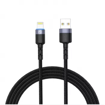 USB-auf-Lightning-Datenkabel Tellur 1,2 m Nylon geflochten schwarz