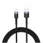 USB-auf-Lightning-Datenkabel Tellur 1,2 m Nylon geflochten schwarz