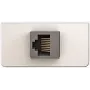 Keystone-Abdeckplatte KIND Konnect Design 1/2 mit RJ45-Adapter Cat5 von kindermann 7454000523