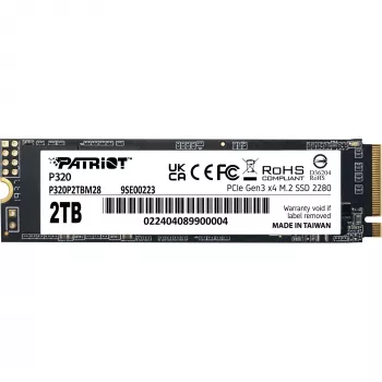 SSD-Laufwerk Patriot P320 2TB M.2 2280 PCIe 3.0 x4 NVMe