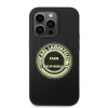 Karl Lagerfeld Soft Cover Silicone RSG Black für Apple iPhone 14 Pro KLHCP14LSRSGRCK