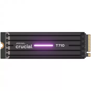 SSD CRUCIAL T710 4 TB M.2 PCIe 5.0 NVMe — 4000 GB, Lesen 14500 MB/s, Schreiben 13800 MB/s