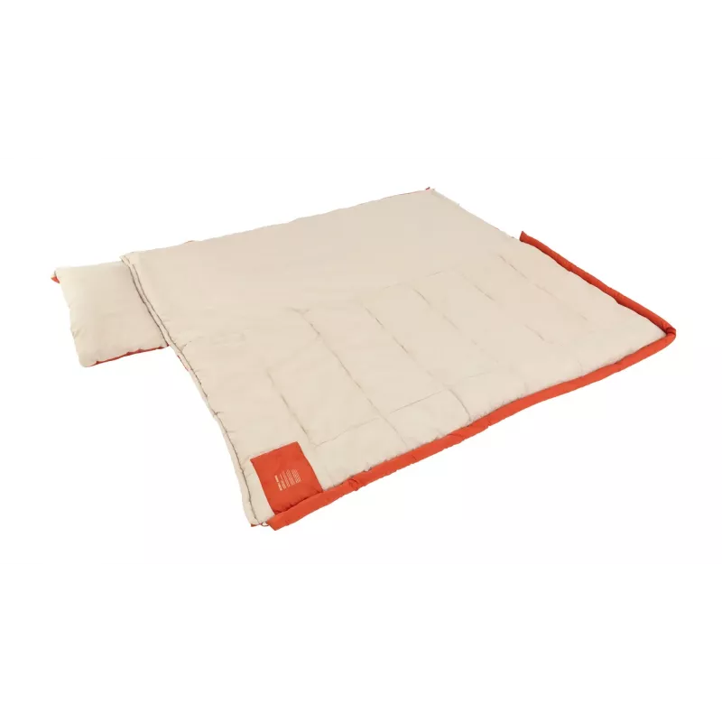 Schlafsack Outwell Contour Lux rechteckig für Erwachsene, Polyester, 2200×850 mm, max. Körpergröße 190 cm, rot