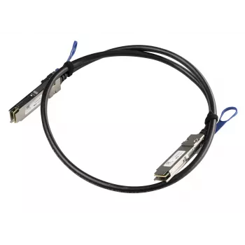 Mikrotik XQ+DA0001 InfiniBand/Glasfaserkabel 1 m QSFP+ auf QSFP+ / QSFP28 auf QSFP28 Schwarz