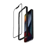 Gehärtetes Glas Displayschutz Crong für iPhone 16e / 14 / 13 / 13 Pro — 3D-Vollabdeckung