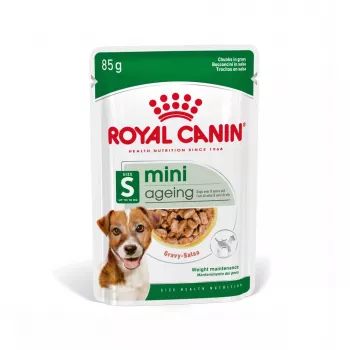 Nassfutter Royal Canin Mini Ageing 12+ Adult 85 g Beutel — kleine Rassen, Geflügel, Senior
