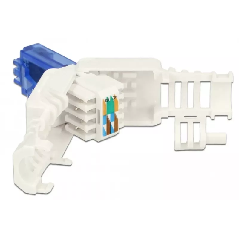 RJ-45-Stecker DeLOCK 86417 Blau Weiß