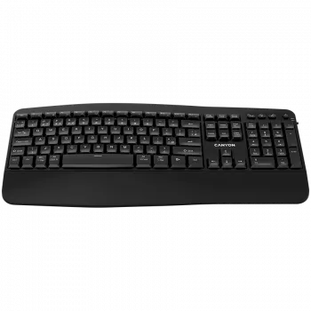 CANYON Tastatur HKB-W6 Wireless Schwarz