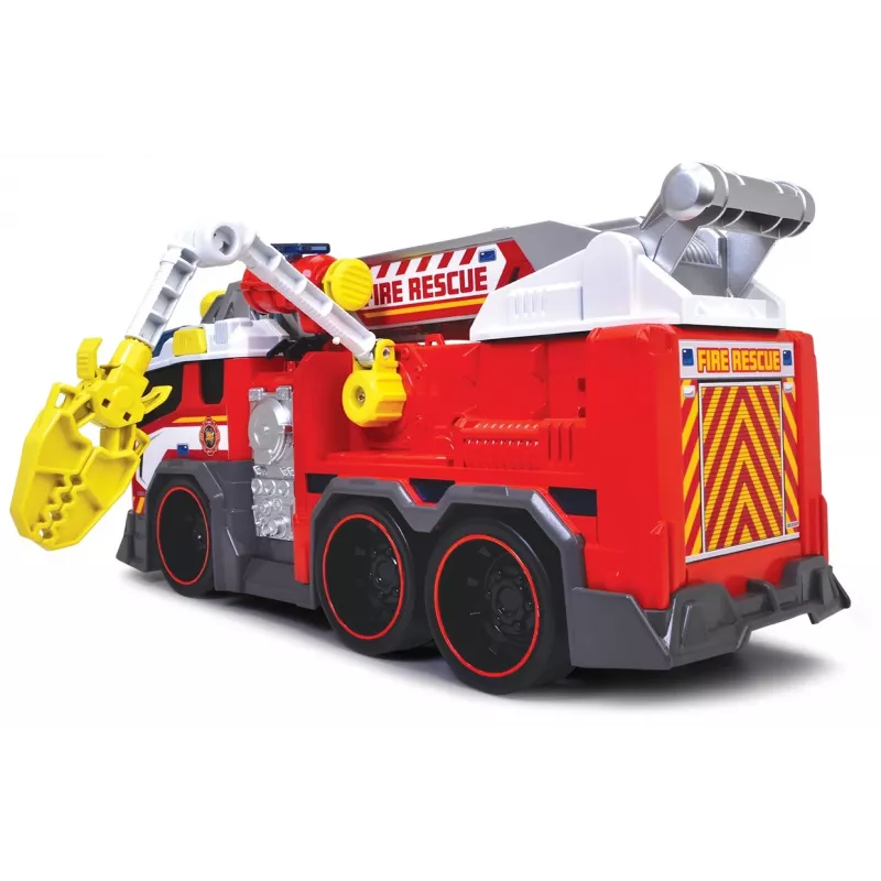 Feuerwehr-Spielzeugauto Dickie Modell 203307000 — batteriebetrieben, ab 3 Jahren, Farben: Schwarz/Blau/Rot/Weiß/Gelb