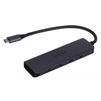 UNITEK uHUB Q4 USB-Hub Typ-C 5000 Mbit/s Grau