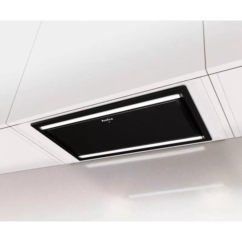 Einbauhaube AMICA OMC6751B — integrierte Küchenabzugshaube, Metallfilter, 62 dB, Energieklasse A