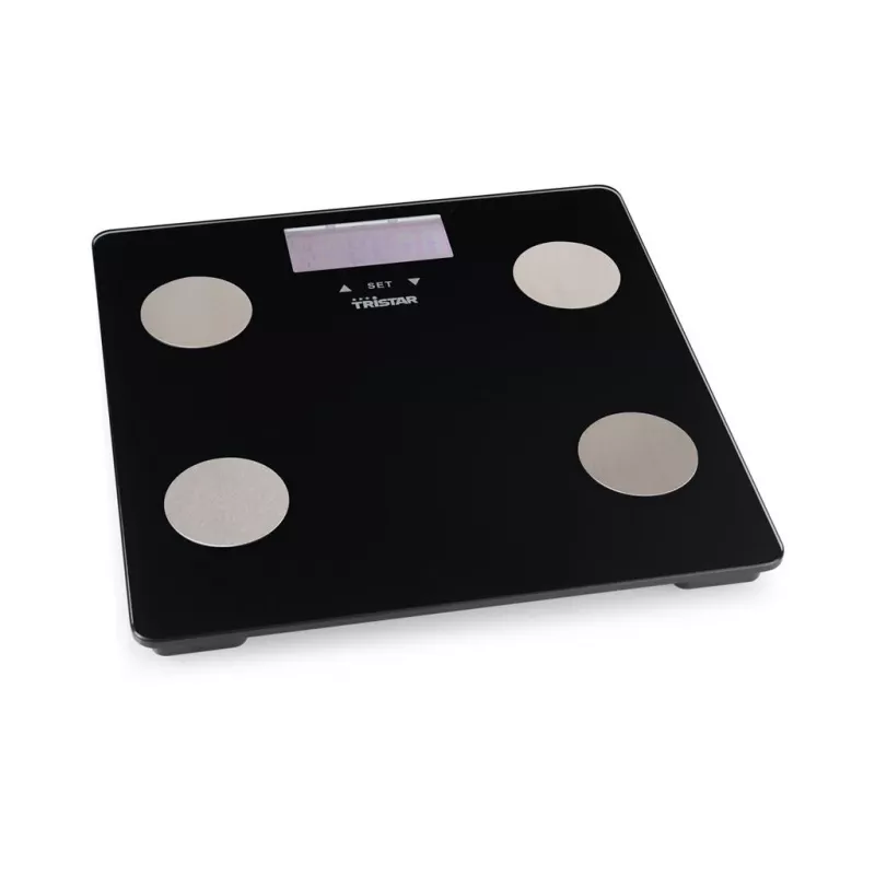 Personenwaage Tristar WG-2442 — digitale Badezimmerwaage, max. 150 kg, 100 g Genauigkeit, BMI, schwarz