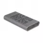 SSD-Gehäuse DeLOCK 42027 Grau M.2 10 Gbit/s USB Typ-C