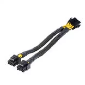 CPU-Stromadapterkabel Akasa 8-Pin auf Dual 4+4-Pin (AK-CBPW35-20)