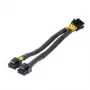 CPU-Stromadapterkabel Akasa 8-Pin auf Dual 4+4-Pin (AK-CBPW35-20)