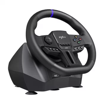 Gaming-Lenkrad PXN PXN-V900 Gen2 mit einstellbarer Empfindlichkeit und Vibrations-Feedback
