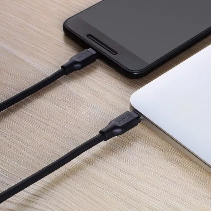 USB-C-Kabel Aukey CB-CC1P 1 m, 60W PD, USB-C auf USB-C
