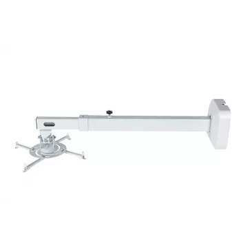 Wandhalterung AVTEK WallMount Next 1200 — Stahl, weiß, teleskopisch, 360° schwenkbar, neigbar ±42°, max. Belastung 20 kg