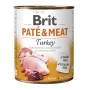 BRIT Paté & Meat mit Truthahn - Nassfutter für Hunde - 800g