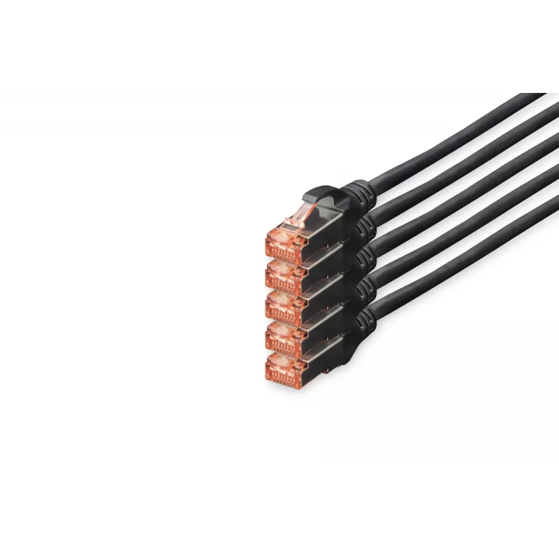 Netzwerkkabel Digitus CAT 6 S/FTP RJ-45 10 m schwarz