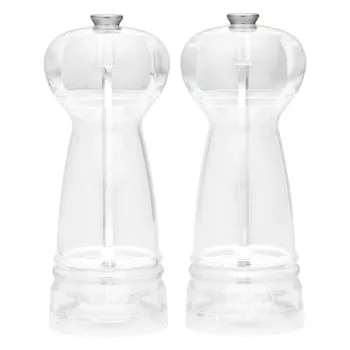 Salz- und Pfeffermühlenset Salter BW12949EU7, transparente Körper, manuelles Mahlen