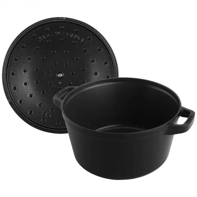 Staub La Cocotte 4,2 L runder Gusseisen-Schmortopf