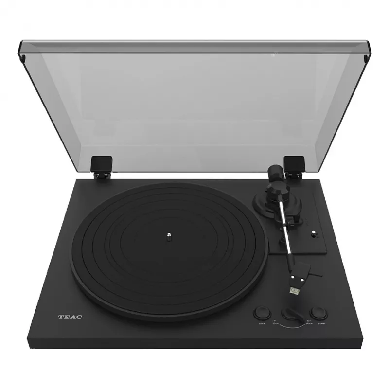 Riemengetriebener Audio-Plattenspieler TEAC TN-175-B Schwarz