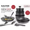 Kochgeschirr-Set Salter BW12055IS 14-teilig Edelstahl-Küchenutensilien